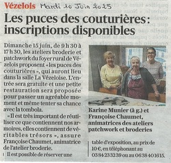 Les puces des couturi#U00e8res #U00e0 V#U00e9zeloi