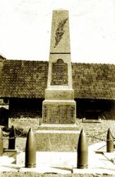 Inauguration du monument aux morts de Vézelois (1921)